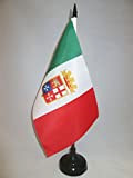 AZ FLAG Bandiera da Tavolo Italia Marina Militare 21x14cm - Piccola BANDIERINA Italiana NAVALE 14 x 21 cm