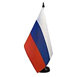 AZ FLAG Bandiera da Tavolo Russia 21x14cm - Piccola BANDIERINA Russa 14 x 21 cm