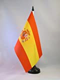AZ FLAG Bandiera da Tavolo Spagna 21x14cm - Piccola BANDIERINA Spagnola 14 x 21 cm