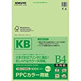 B4 100 pezzi di kb-c134ng Kokuyo PPC Paper color Paper both FSC verde (Japan Import)