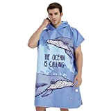 Badprodukte Asciugamani ad asciugatura rapida, Asciugamani in microfibra, Nuoto, Immersioni subacquee, Balene alate Gli adulti possono indossare gli asciugamani da ...