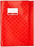 Baier & Schneider - Copertina per libri e quaderni, formato A4, 21,5 x 30,7 cm, colore: Rosso intenso