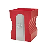 Balvi Cestino Carta Sharpener Colore Rosso Cestino a Forma di temperamatite Plastica ABS/PP 29cm