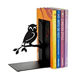 Balvi Fermalibri Book Guard Colore Nero Supporto da scaffale per Libri a Forma di Gufo Divertente per