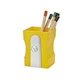 Balvi Porta matite Sharpener Colore Giallo Mantenere la scrivania organizzata Originale e Divertente