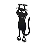 Balvi Segnalibro Curious Cat Colore Nero a Forma di Gatto 12 cm Plastica/Nylon