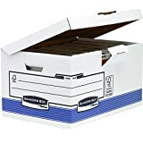 Bankers Box 1141501 Scatola Maxi con Coperchio a Ribalta System, FSC, Confezione da 10 Pezzi