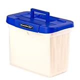 Bankers Box Heavy Duty Portable plastica file box, 27,9 x 36,2 x 21,6 cm (0086304)