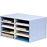 Bankers Box - Organizer da scrivania in 100% cartone riciclato blu/bianco