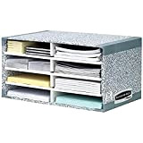 Bankers Box R-Kive System Organizzatore da Scrivania, Grigio/Bianco