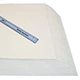 Be Creative - Carta da zucchero riciclata, formato A2, 50 fogli, 100 g/mq, colore: Bianco