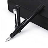 BE-TOOL - Penna stilografica leggera serie 0,5, 11 colori inchiostro nero per bambini, affari, scrittura (nero)