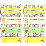 BESTZY Cute Cat Memo Sticky Note 960 fogli Mini Foglietti Adesivi per la lettura Ufficio Scolastico