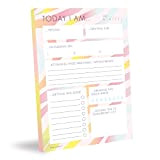 Bettie Confetti Daily Wellness Productivity Planner |Pink Undated A5 Today I Am Funny Notepad With Mental Health Check Ins, To ...