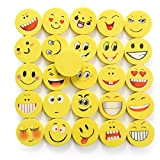 Beyond Dreams® Set di 24 pezzi di gomme per cancellare con volti sorridenti| ridendo per i bambini | colorate e ...