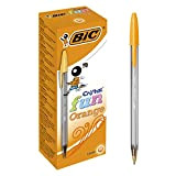 BIC Cristal penne a sfera Fun arancione confezione da 20