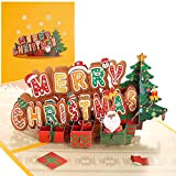 Biglietti d'auguri di Natale, Cartoline di Natale pop-up 3D, biglietti regalo di Natale con buste/messaggi, regali di Natale creativi, Biglietto ...