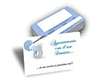 Biglietti per Appuntamenti Dentista (da 50 a 500 pezzi) Promemoria Appuntamento Studio Odontoiatrico. Tessere con Tabella per Fissare gli Appuntamenti ...