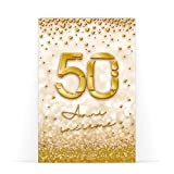 Biglietto ANNIVERSARIO 50 anni matrimonio | 50 anni nozze d'oro | idea regalo festa | Made in Italy | MAGIC ...