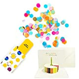 Biglietto di auguri di compleanno con coriandoli esplodente, scatola regalo di compleanno, biglietto di auguri 3D per feste di compleanno