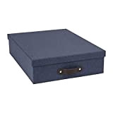 Bigso Box of Sweden Organizer scrivania per fogli A4, cancelleria e altro – Scatole portadocumenti con coperchio e maniglia – ...