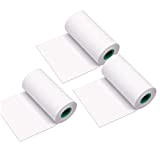 Bisofice Carta termica 57 x 30 mm, 3 rotoli di carta termica per stampante etichette adesive, carta Termica per mini ...