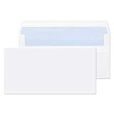 Blake Purely Everyday White Self Seal Wallet DL 110x220mm 80gsm (Pack 1000) - envelopes (DL (110 x 220 mm), White)
