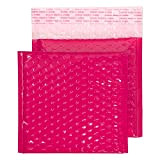 Blake Purely Packaging CD 165 x 165 mm Neon Gloss Square Buste imbottite (NGP165) Rosa - Confezione da 100