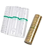 Blister in plastica per monete da 50 cent (100 pezzi) contenitori monete