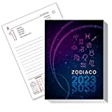 Blocco agenda almanacco zodiaco ricambio 2023 (CARTA BIANCA) 8,5x11,6 ricambio agenda da tavolo
