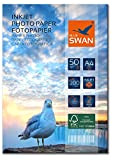 BLUE SWAN 100 fogli di carta fotografica Lucida A4 200g/m² stampabile su entrambi i lati, carta inkjet 2 lati lucida ...