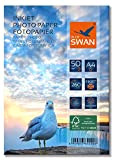 Blue Swan 100 Fogli di Carta Fotografica Lucida Pesante A4, 260g/mq, Alta lucentezza, Impermeabile, Alta bianchezza, Alta brillantezza dei Colori, ...