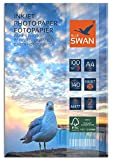 BLUE SWAN 100 fogli di carta fotografica opaca A4, stampabile su entrambi i lati 140g/mq, alta brillantezza dei colori (100 ...