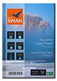 BLUE SWAN - Carta fotografica A4, 157 g/mq, 200 fogli A4, 157 g/m², lucida e lucida su entrambi i lati, ...