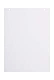 BoardsPlus - Blocco Per Lavagna di Carta Bianca, Blocco di Fogli per Cavalletto, Formato A1 (585x810mm), 60gr/m2, 20 fogli