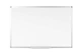 BoardsPlus - Lavagna Magnetica Bianca, 120 x 90 cm, Lavagna Cancellabile A Secco Con Cornice Sottile In Alluminio Anodizzato, Superficie ...