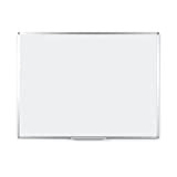 BoardsPlus - Lavagna Magnetica Bianca, 60 x 45 cm, Lavagna Cancellabile A Secco Con Cornice Sottile In Alluminio Anodizzato, Superficie ...