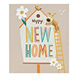 Boofle Biglietto d'auguri Happy New Home – Carino biglietto di congratulazioni con design Boofle, Multi, 672938-0-1