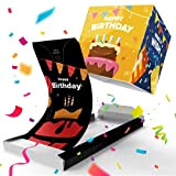 «BOOM!» Biglietto di Auguri Esplosivo Coriandoli – Happy Birthday (Black Cake), Buon Compleanno Sorpresa