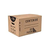 BOXPACKING | Scatole Cartone per Trasloco e Imballaggio | 10 Pezzi | 50x30x30 | Cartone Doppia Onda | Con Manici