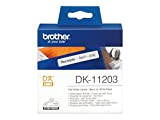Brother DK-11203 Etichette Classificatori, Nero/Bianco
