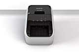 Brother QL800 Stampante per Etichette a Trasferimento Termico Diretto, Plug & Print, Collegabile a PC, Stampa a Due Colori Rosso ...