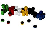 BROXO Magneti magnetici, calamite adesive, rotonde, Ø 20 mm, set da 20 pezzi, colore rosso