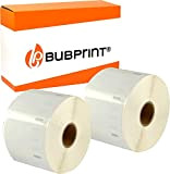 Bubprint 2x Etichette compatibile per Dymo 99012 S0722400 per Labelwriter 310 320 330 Turbo 400 Twin Turbo Duo 450 Twin ...