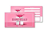 Buoni Regalo (25 o 50 pezzi) Biglietti Omaggio Gift Card Coupon Cartoncino Voucher da Compilare Offerta o Sconto Clienti. Negozi ...