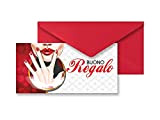 Buoni Regalo con Buste (25 o 50 pezzi) Biglietti Omaggio Gift Card Coupon Cartoncino Voucher da Compilare Offerta o Sconto ...