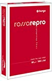 Burgo Repro Rossa Carta A4, 500 fogli/risma, Confezione da 5