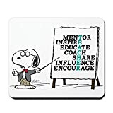 Cafepress – Snoopy – Teacher Notes – Gomma antiscivolo mouse, Gaming Mouse pad