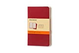 Cahier ruled pocket, red