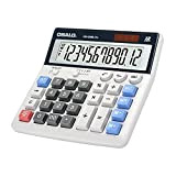 Calcolatrice con tasti grandi, display grande, calcolatrice da ufficio, 12 cifre (OS-200ML)